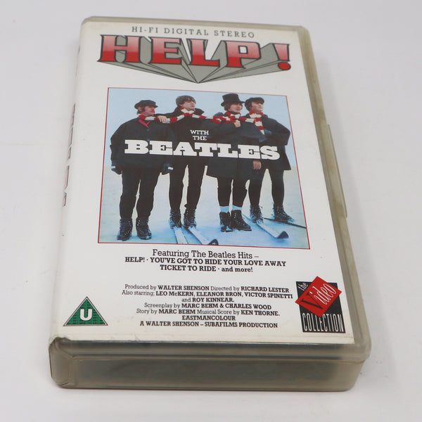 Vintage 1989 80s MPI Home Entertainment The Beatles Help! PAL VHS (Video Home System) Tape