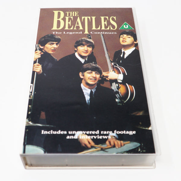 Vintage 1991 90s Similar Entertainment The Beatles The Legend Continues PAL VHS (Video Home System) Tape