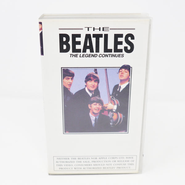 Vintage 1995 90s Tring Video The Beatles The Legend Continues PAL VHS (Video Home System) Tape