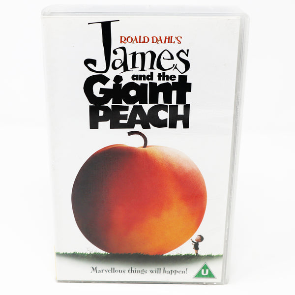 Vintage 1999 90s Pathe Roald Dahl's James And The Giant Peach PAL VHS (Video Home System) Tape