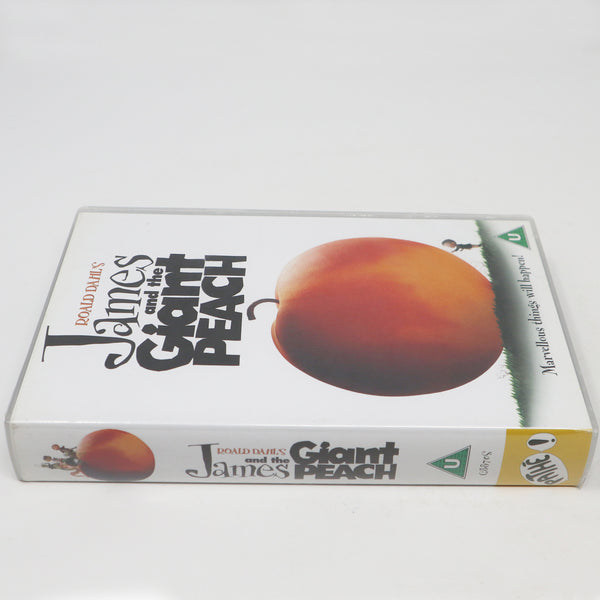 Vintage 1999 90s Pathe Roald Dahl's James And The Giant Peach PAL VHS (Video Home System) Tape