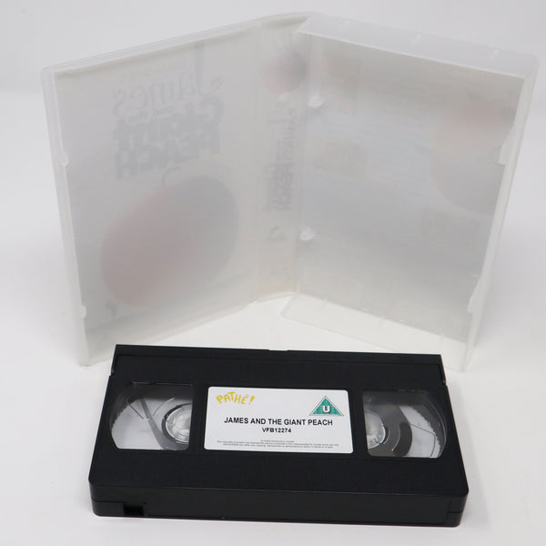 Vintage 1999 90s Pathe Roald Dahl's James And The Giant Peach PAL VHS (Video Home System) Tape