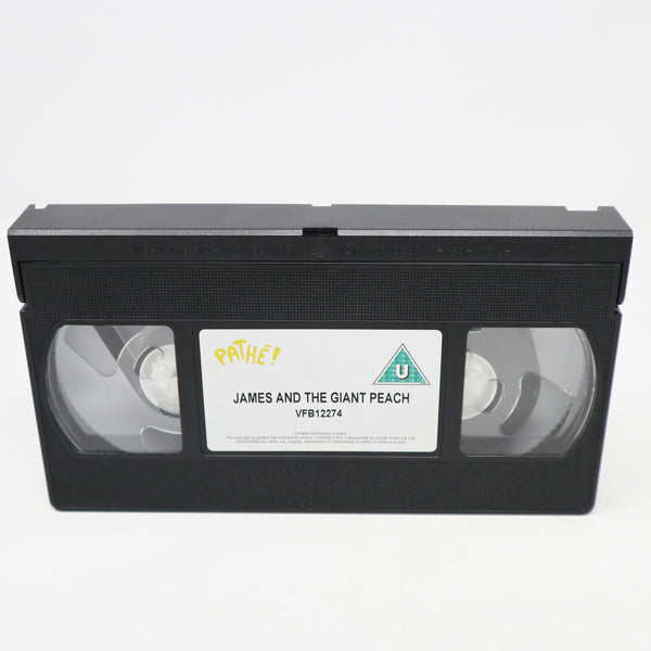 Vintage 1999 90s Pathe Roald Dahl's James And The Giant Peach PAL VHS (Video Home System) Tape