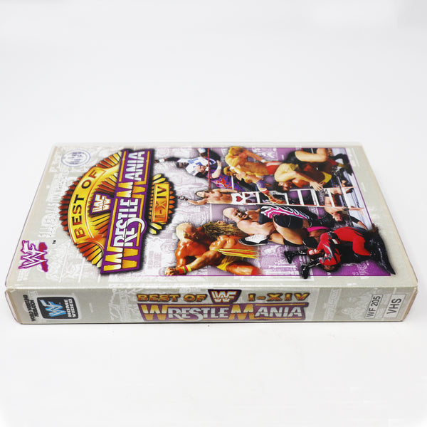 Vintage 1998 90s SilverVision WWF World Wrestling Federation Best Of Wrestlemania Wrestle Mania I-XIV VHS (Video Home System) Tape