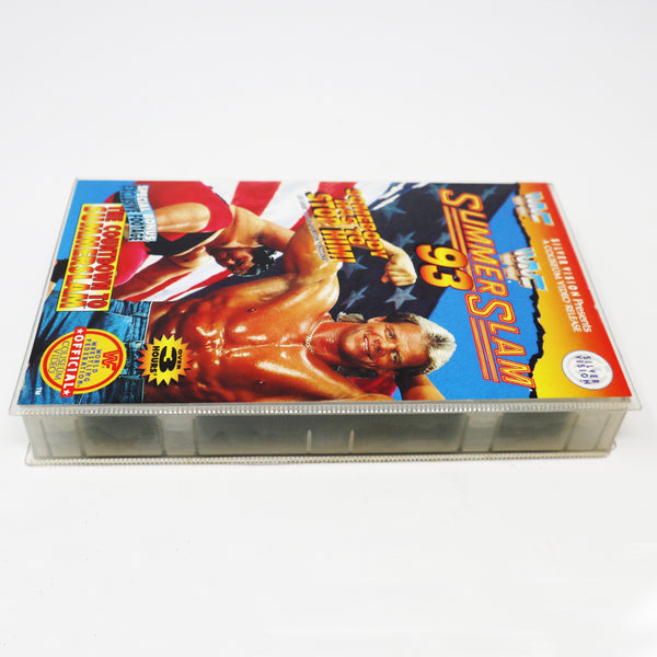 Vintage SilverVision WWF World Wrestling Federation Official SummerSlam Summer Slam '93 VHS (Video Home System) Tape