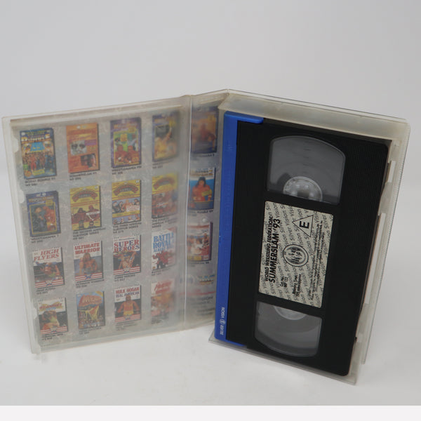 Vintage SilverVision WWF World Wrestling Federation Official SummerSlam Summer Slam '93 VHS (Video Home System) Tape