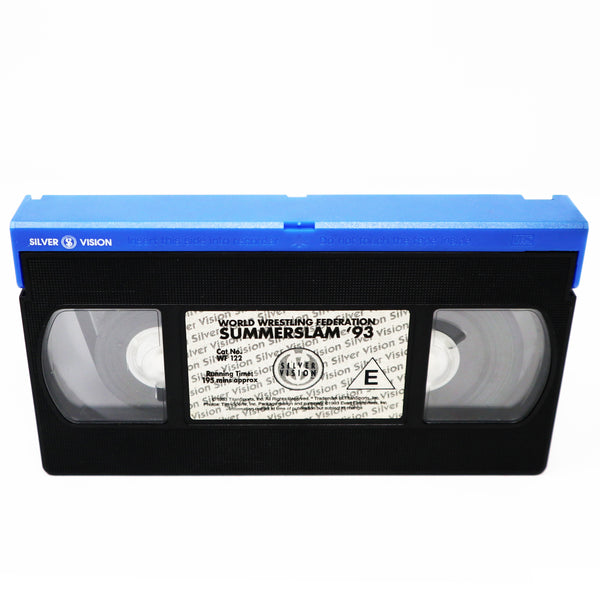 Vintage SilverVision WWF World Wrestling Federation Official SummerSlam Summer Slam '93 VHS (Video Home System) Tape