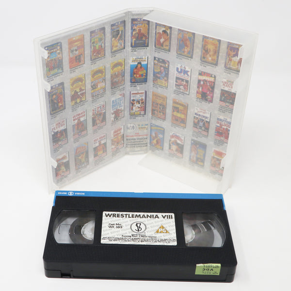 Vintage 1992 90s SilverVision WWF World Wrestling Federation Wrestlemania Wrestle Mania VIII VHS (Video Home System) Tape