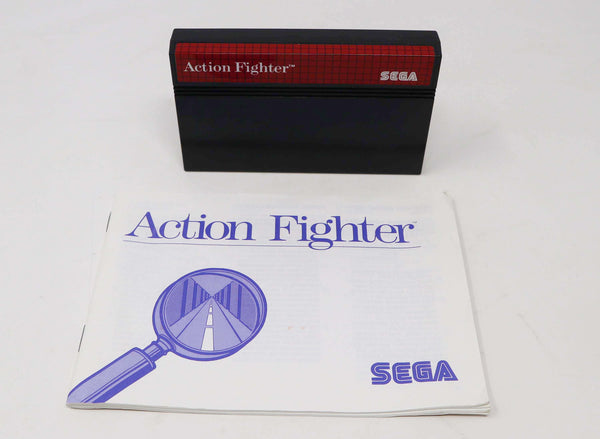 Vintage 1987 80s Sega Master System Action Fighter The Mega Cartridge Video Game Pal 2 Players