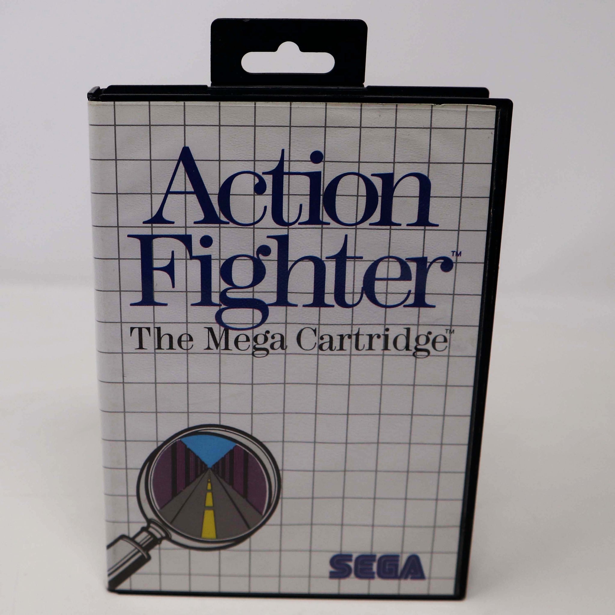 Vintage 1987 80s Sega Master System Action Fighter The Mega Cartridge Video Game Pal 2 Players