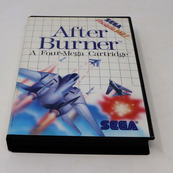 Vintage 1988 80s Sega Master System After Burner A Four-Mega Cartridge Video Game Pal Arcade