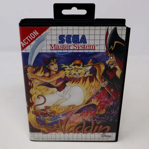 Vintage 1994 90s Sega Master System Aladdin Cartridge Video Game Action Pal 1 Player