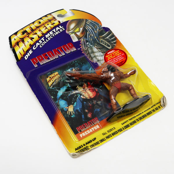 Vintage 1994 90s Action Masters Die Cast Metal Collectibles Predator Carded MOC