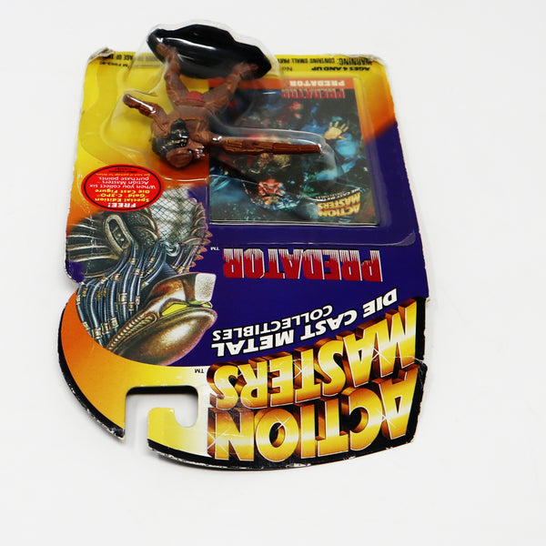 Vintage 1994 90s Action Masters Die Cast Metal Collectibles Predator Carded MOC