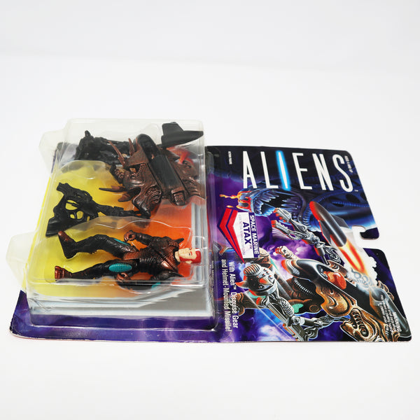 Vintage 1992 90s Kenner Aliens Space Marine ATAX Alien Tactical Advantage Explorer Action Figure Carded MOC