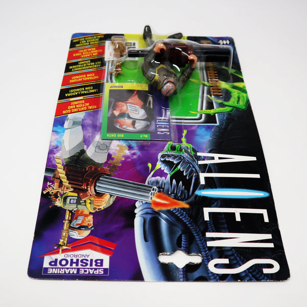 Vintage 1992 90s Kenner Aliens Space Marine Bishop Android Action Figure Carded MOC