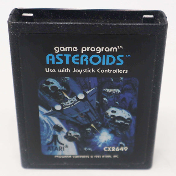 Vintage 1979 70s Atari 2600 Asteroids CX2649 Video Game Cartridge For The Atari Video Computer System Boxed