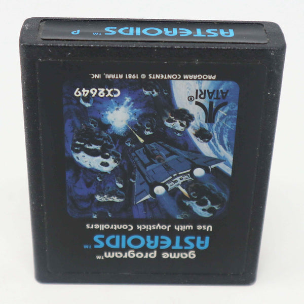 Vintage 1979 70s Atari 2600 Asteroids CX2649 Video Game Cartridge For The Atari Video Computer System Boxed
