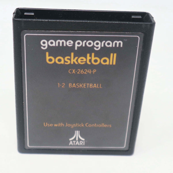 Vintage 1978 70s Atari 2600 Basketball CX2624 Video Game Cartridge For The Atari Video Computer System Boxed