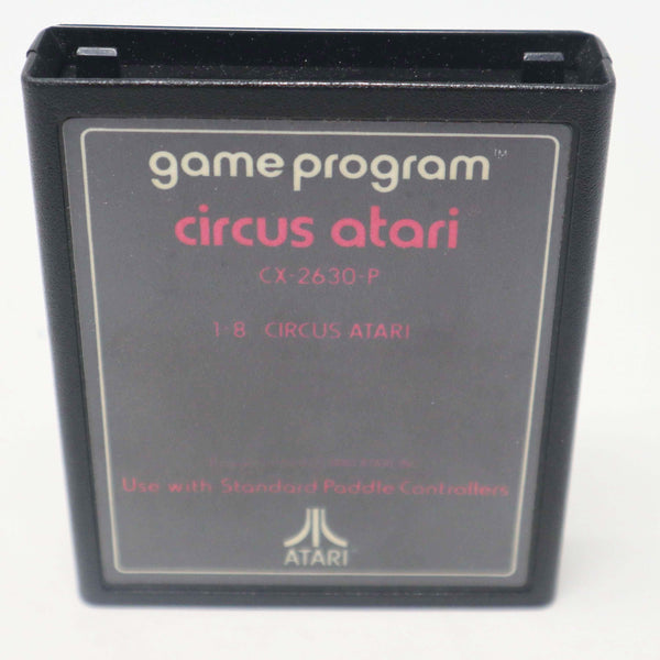 Vintage 1980 80s Atari 2600 Circus Atari CX2630 Video Game Cartridge For The Atari Video Computer System Boxed