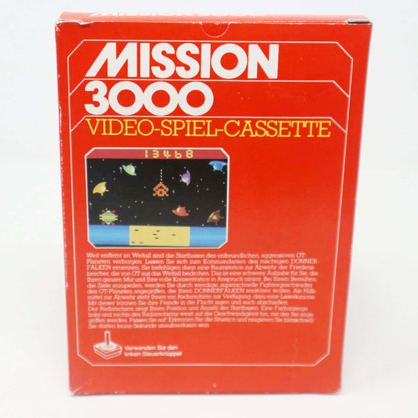 Vintage Atari 2600 Mission 3000 Video Game Cartridge For The Atari Video Computer System Boxed