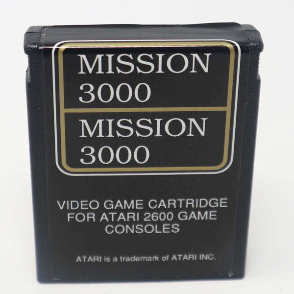 Vintage Atari 2600 Mission 3000 Video Game Cartridge For The Atari Video Computer System Boxed