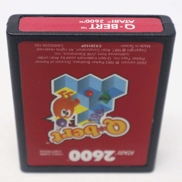 Vintage 1988 80s Atari 2600 Q*bert Qbert CX26150P Video Game Cartridge For The Atari Video Computer System Boxed