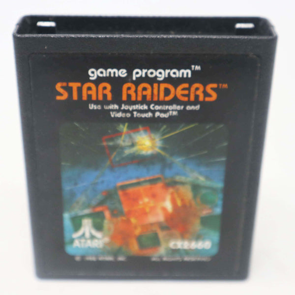 Vintage 1983 80s Atari 2600 Star Raiders With Video Touch Pad CX2660-1 Video Game Cartridge For The Atari Video Computer System Boxed