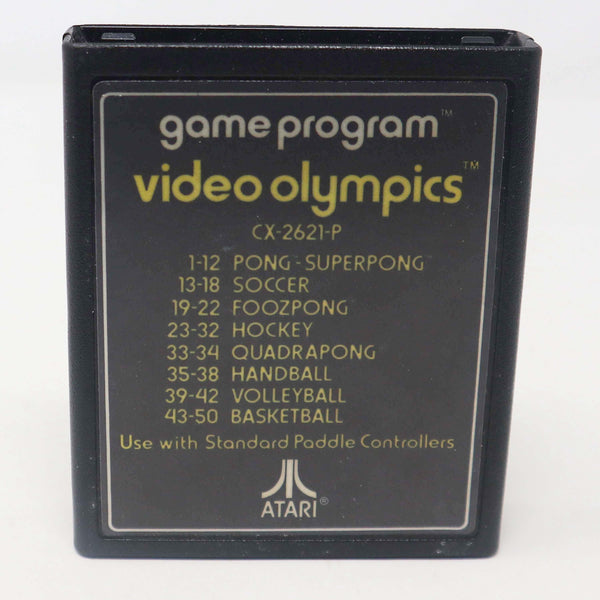 Vintage 1978 70s Atari 2600 Video Olympics CX2621 Video Game Cartridge For The Atari Video Computer System Boxed 50 Video Games
