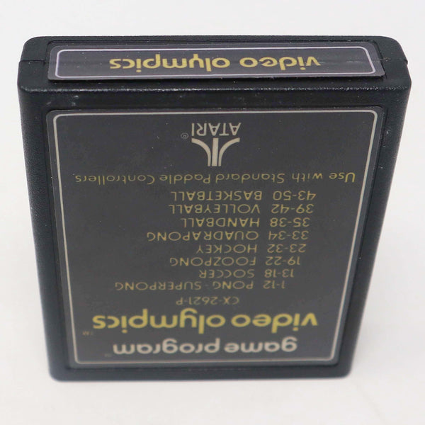 Vintage 1978 70s Atari 2600 Video Olympics CX2621 Video Game Cartridge For The Atari Video Computer System Boxed 50 Video Games