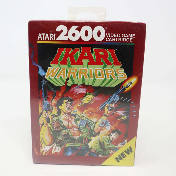 Vintage 1990 90s Atari 2600 Ikari Warriors CX26177 Video Game Cartridge For The Atari Video Computer System Mint Boxed Sealed Rare