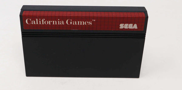 Vintage 1989 80s Sega Master System California Games Cartridge Video Game Pal Sports 1-8 Players