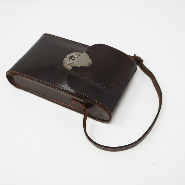 Vintage 1930s Kodak Vollenda 620 Folding Roll Film Camera + Original Leather Case Rare Art Deco Period