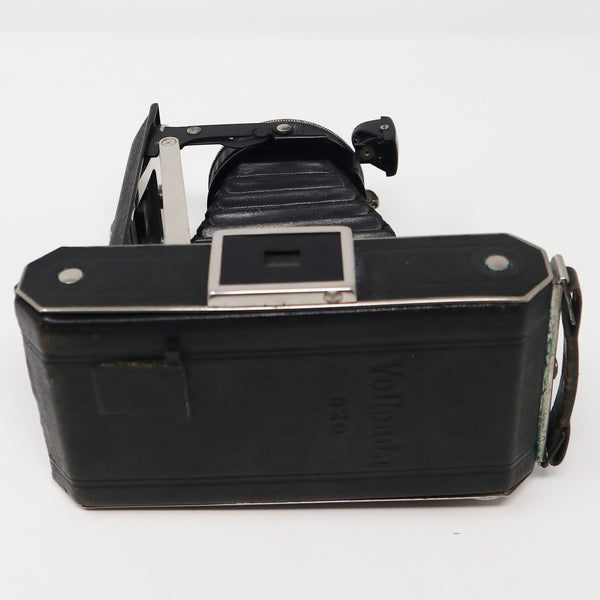 Vintage 1930s Kodak Vollenda 620 Folding Roll Film Camera + Original Leather Case Rare Art Deco Period