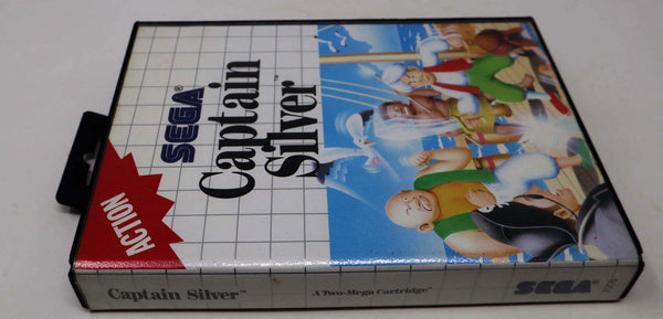 Vintage 1988 80s Sega Master System Captain Silver Cartridge Video Game Pal 1 Player