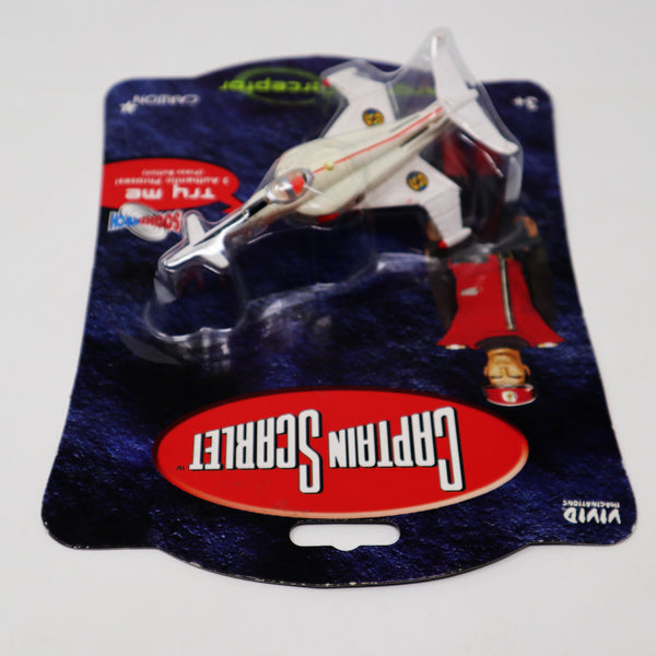 Vintage 2001 Vivid Imaginations Carlton Soundtech Captain Scarlet Angel Interceptor Vehicle Carded MOC (Batteries Need Replacing)