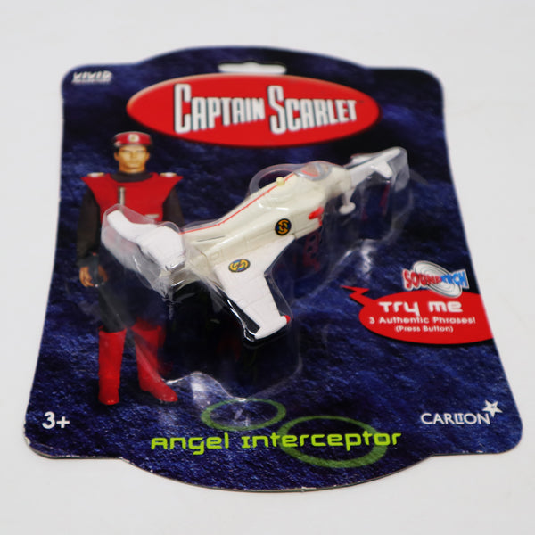 Vintage 2001 Vivid Imaginations Carlton Soundtech Captain Scarlet Angel Interceptor Vehicle Carded MOC (Batteries Need Replacing)