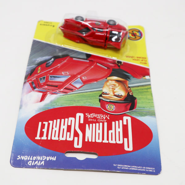 Vintage 1993 90s Vivid Imaginations Captain Scarlet And The Mysterons Captain Scarlet's Spectrum Car Vehicle Carded MOC