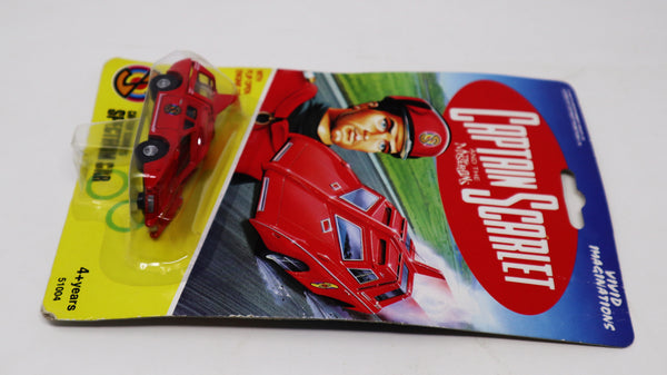 Vintage 1993 90s Vivid Imaginations Captain Scarlet And The Mysterons Captain Scarlet's Spectrum Car Vehicle Carded MOC