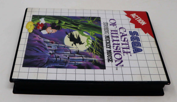 Vintage 1990 90s Sega Master System Castle Of Illusion Starring Mickey Mouse Cartridge Video Game Pal Action 1 Player