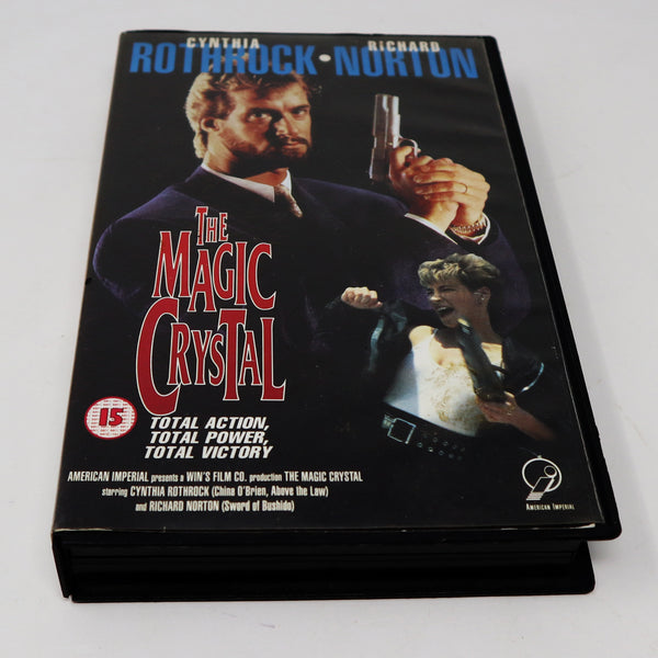 Vintage 1990s Cynthia Rothrock Richard Norton The Magic Crystal VHS Video Home System Tape Rare Big Box Version Martial Arts