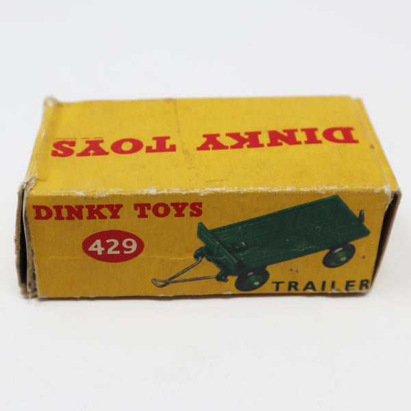 Vintage Meccano Dinky Toys 429 Green Trailer Die-Cast Vehicle Boxed