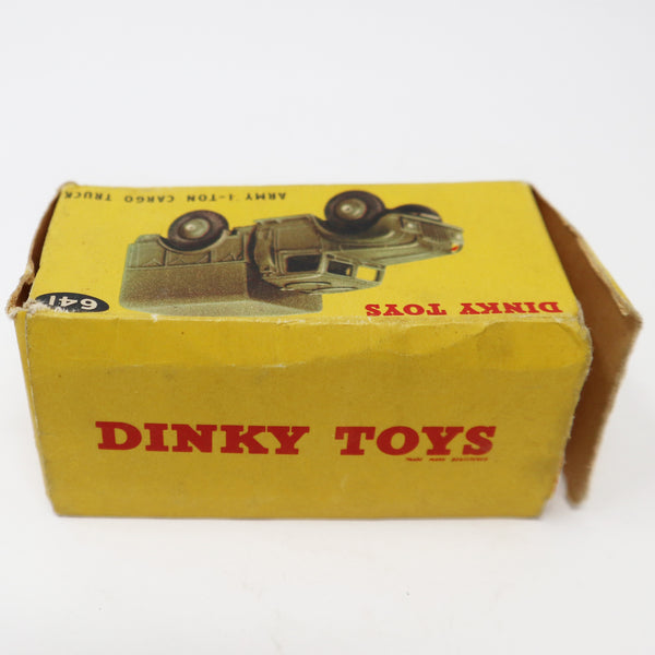 Vintage Meccano Dinky Toys 641 Army 1-Ton Cargo Truck Die-Cast Vehicle Boxed