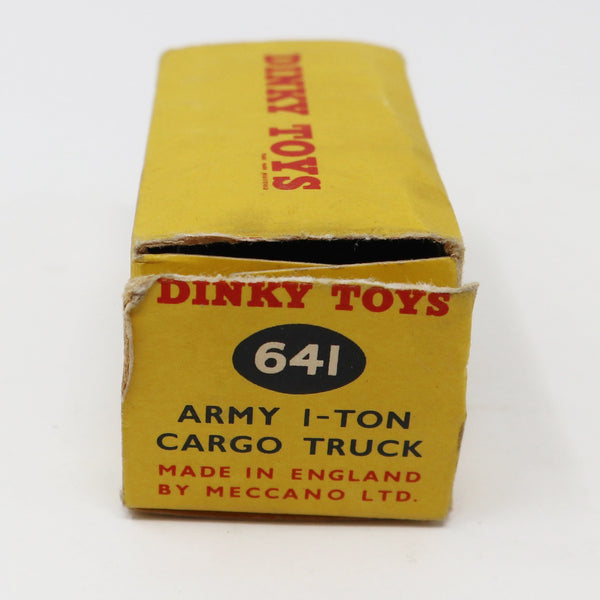 Vintage Meccano Dinky Toys 641 Army 1-Ton Cargo Truck Die-Cast Vehicle Boxed