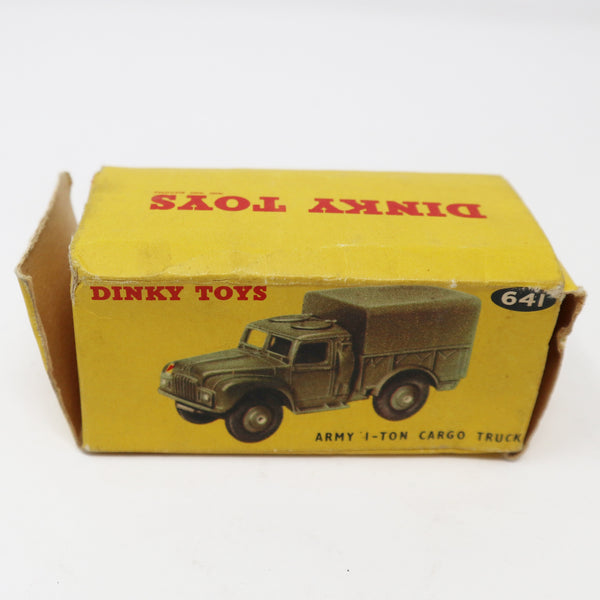 Vintage Meccano Dinky Toys 641 Army 1-Ton Cargo Truck Die-Cast Vehicle Boxed