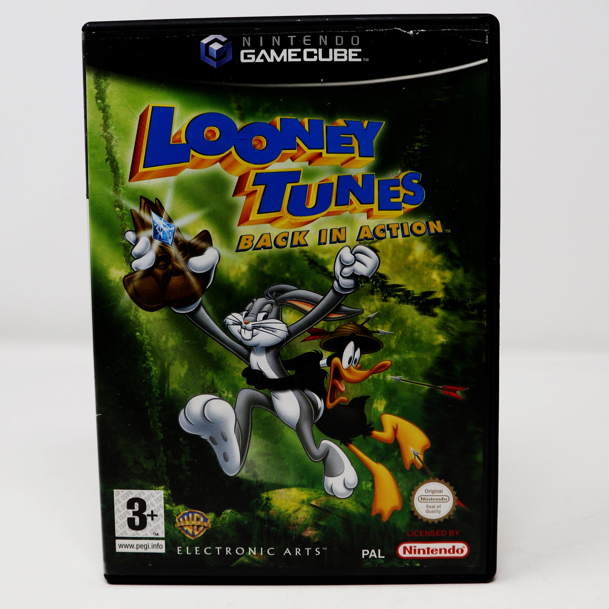 Vintage 2003 Nintendo Gamecube Looney Tunes Back In Action Video Game PAL 1 Player