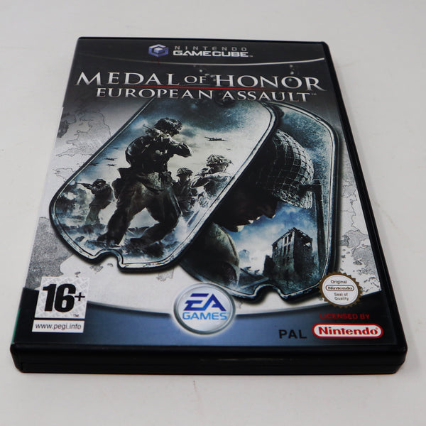 2005 Nintendo Gamecube Medal Of Honor Honour European Assault Video Game PAL 1-4 Players