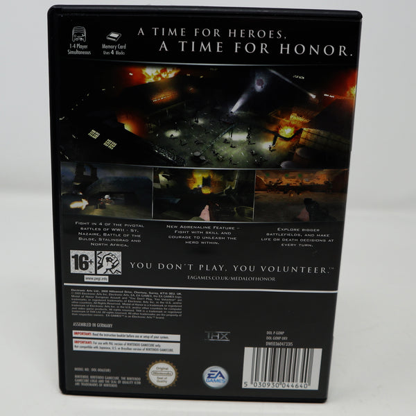 2005 Nintendo Gamecube Medal Of Honor Honour European Assault Video Game PAL 1-4 Players