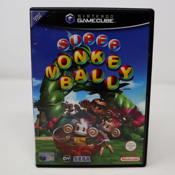 Vintage 2001 Nintendo Gamecube Super Monkey Ball Video Game PAL 1-4 Players