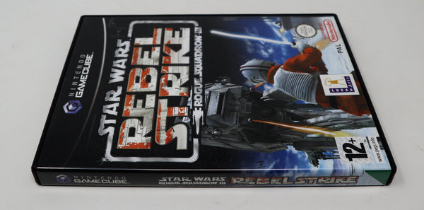 Vintage 2003 Nintendo Gamecube Star Wars Rebel Strike Rogue Squadron III Video Game PAL 2 Players